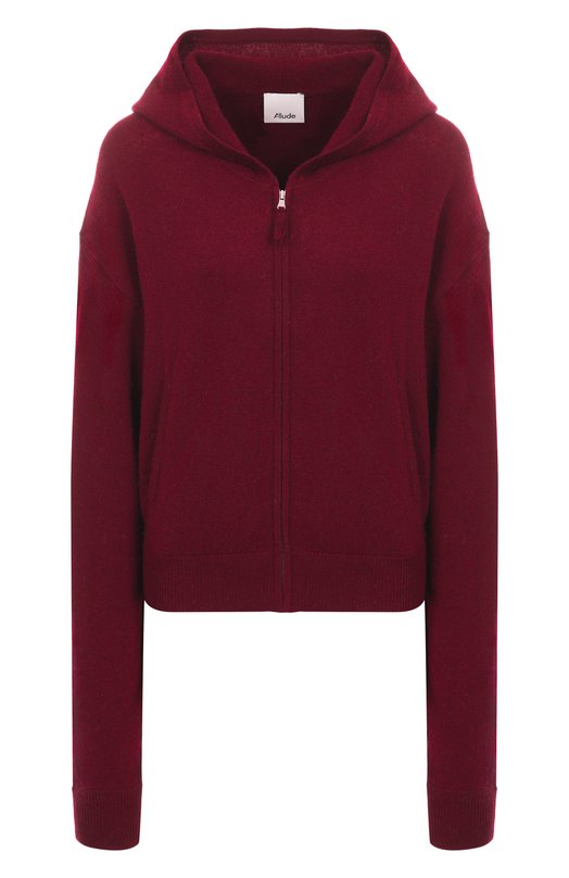 Кардиган из шерсти и кашемира Allude 255/17700 Бордовый 255/17700