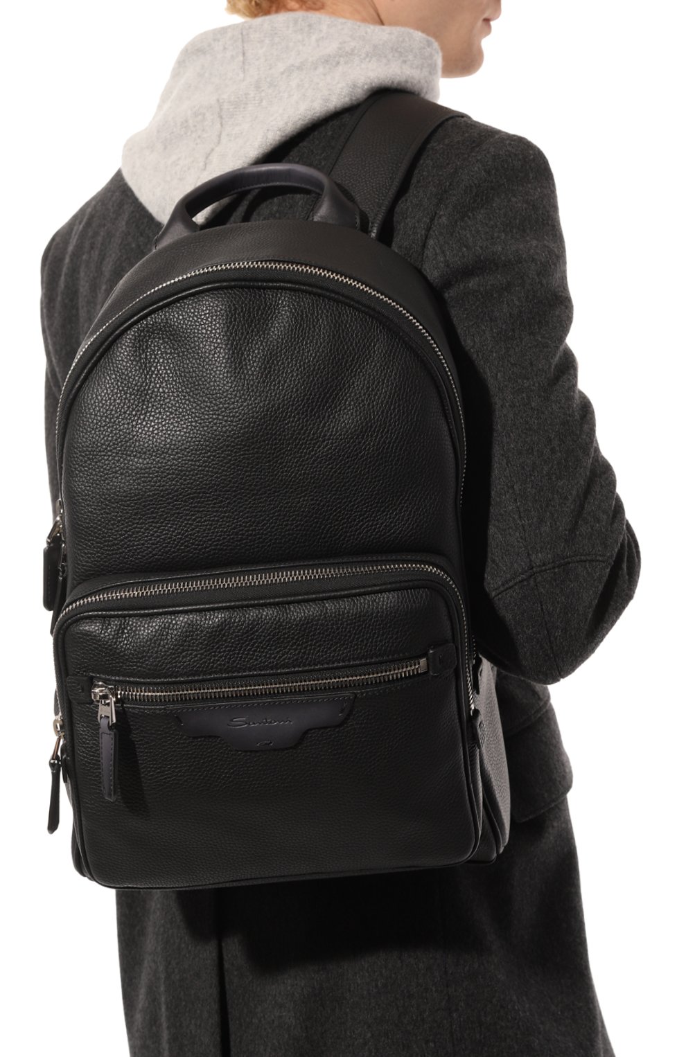 Кожаный рюкзак SANTONI, арт. UIBBA2364EN-ASP6Z29, фото 2
