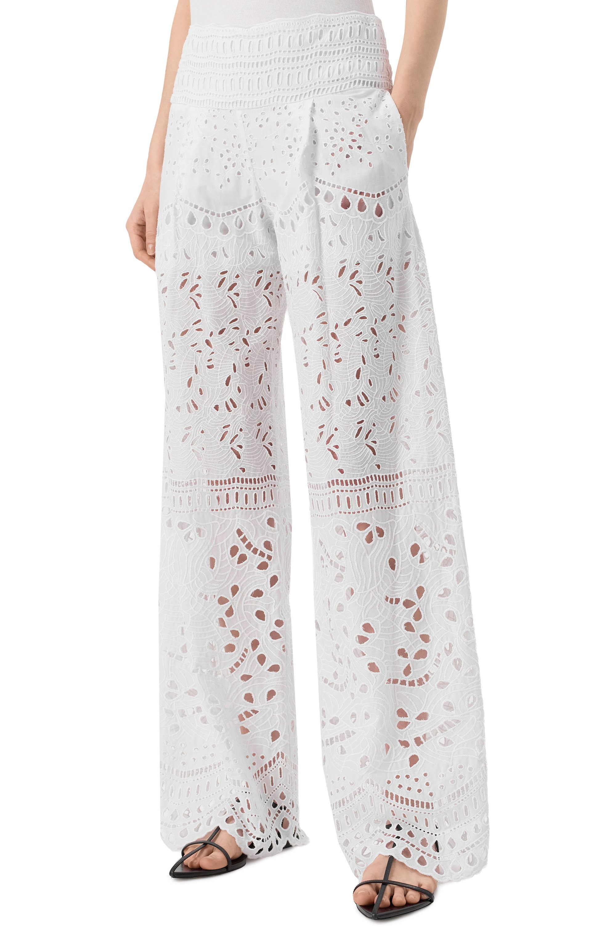 Хлопковые брюки ERMANNO SCERVINO, арт. D464P601FDRXT, фото 3