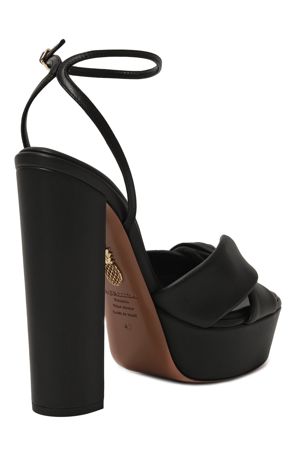 Кожаные босоножки olie plateau 140 AQUAZZURA, арт. 0LEHIGB0/NAP, фото 5