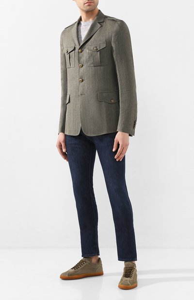 Пиджак из смеси льна и шерсти ELEVENTY PLATINUM, арт. A75GIAA04 TES0A133, фото 2