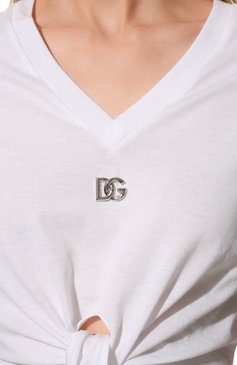 Хлопковая футболка DOLCE & GABBANA, арт. F8Q57Z/G7E0W, фото 1