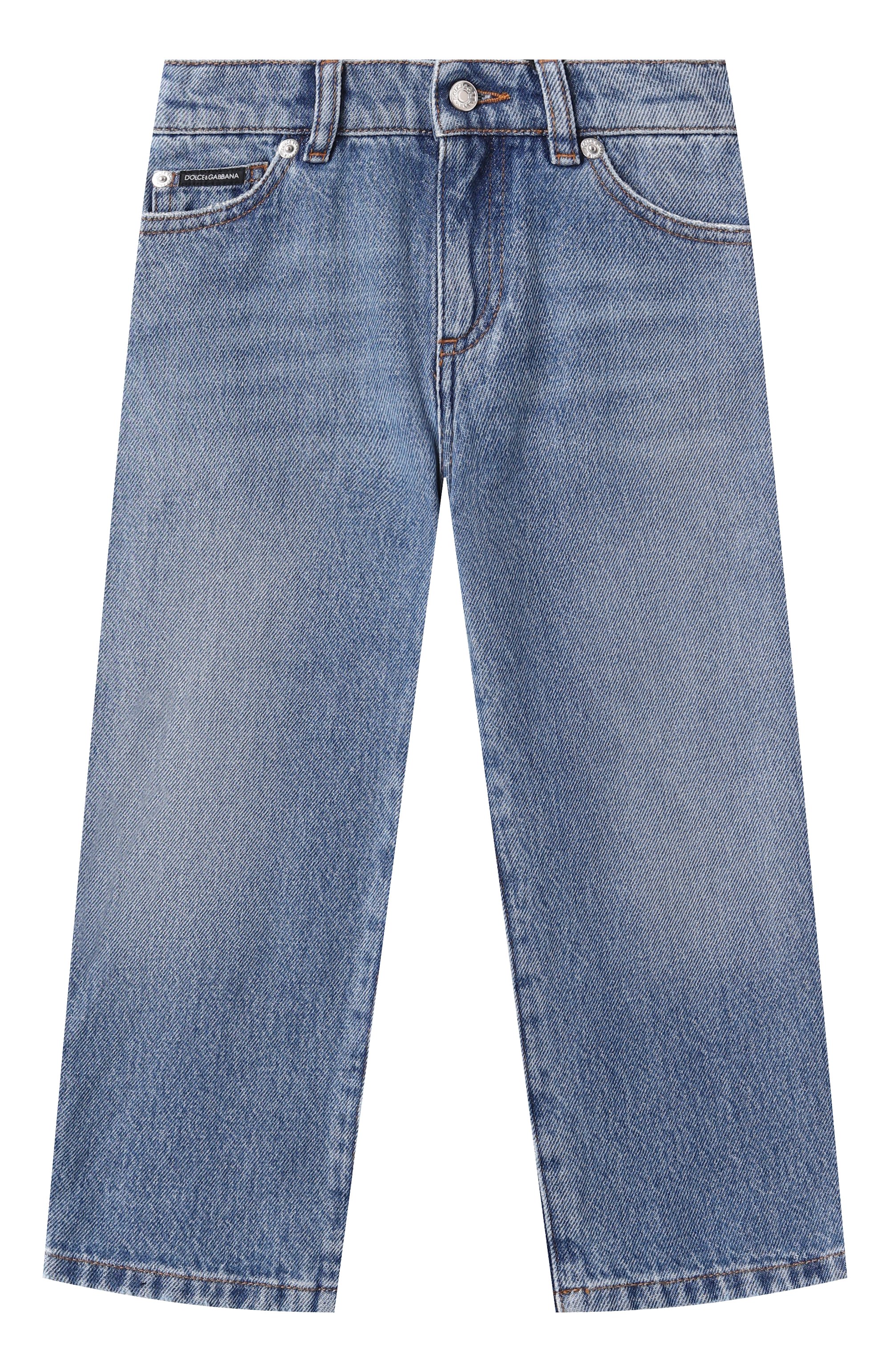 Джинсы DOLCE & GABBANA голубого цвета по цене 38900 руб., арт. L42F81/LDC97/2-6, фото 1 Джинсы DOLCE & GABBANA, арт. L42F81/LDC97/2-6, фото 1