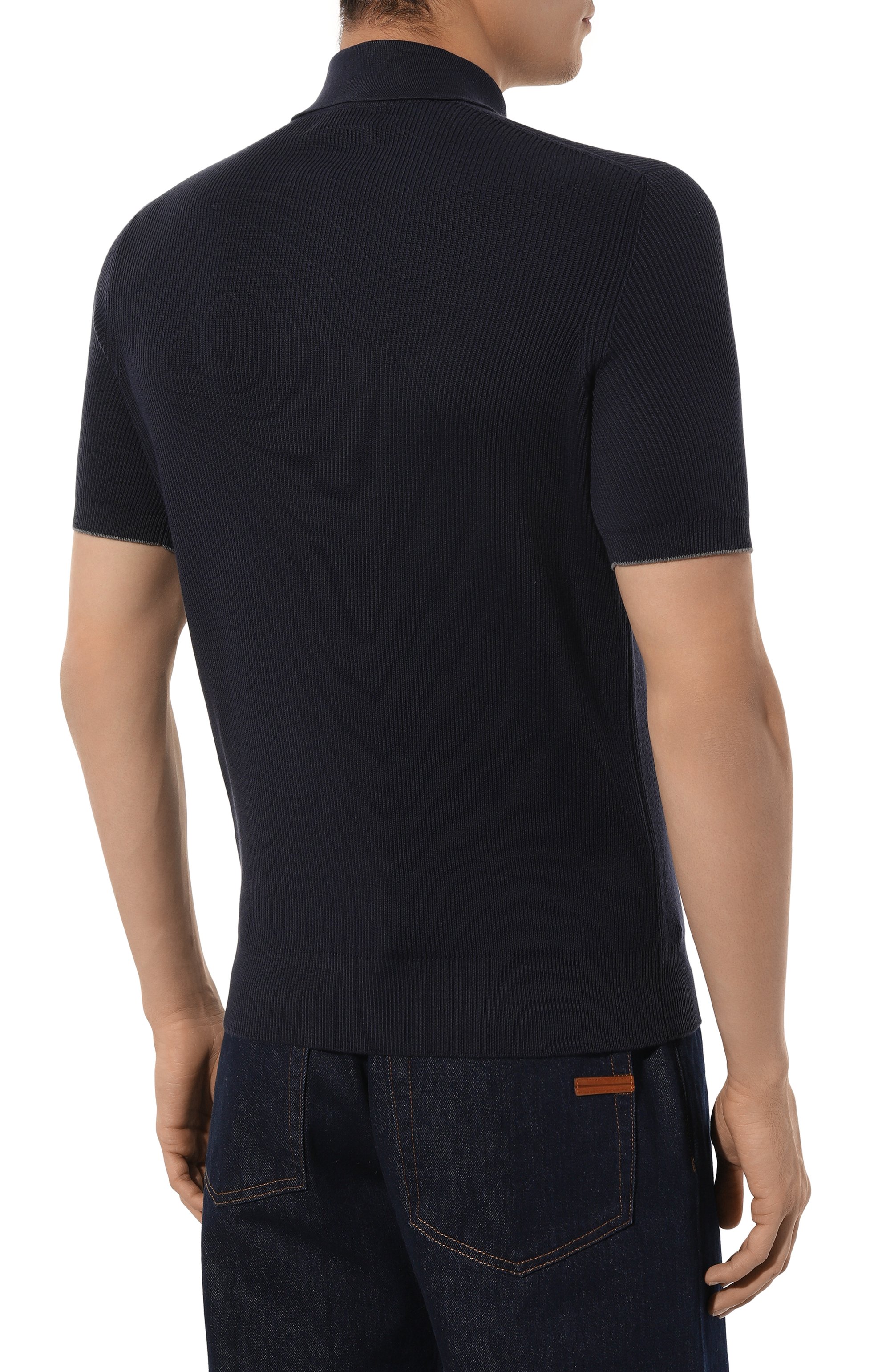 Хлопковое поло BRUNELLO CUCINELLI, арт. M2900B2019, фото 4