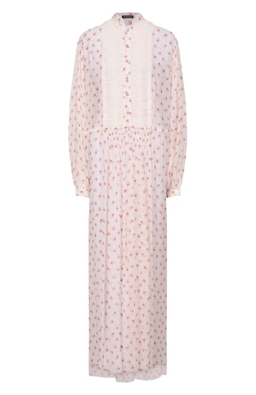 Платье из вискозы Ann Demeulemeester B0013958/FA733 Белый B0013958/FA733