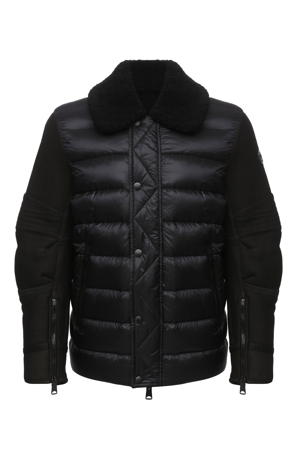 Комбинированный пуховик mongioie MONCLER, арт. F2-091-1A51T-01-50180, фото 1