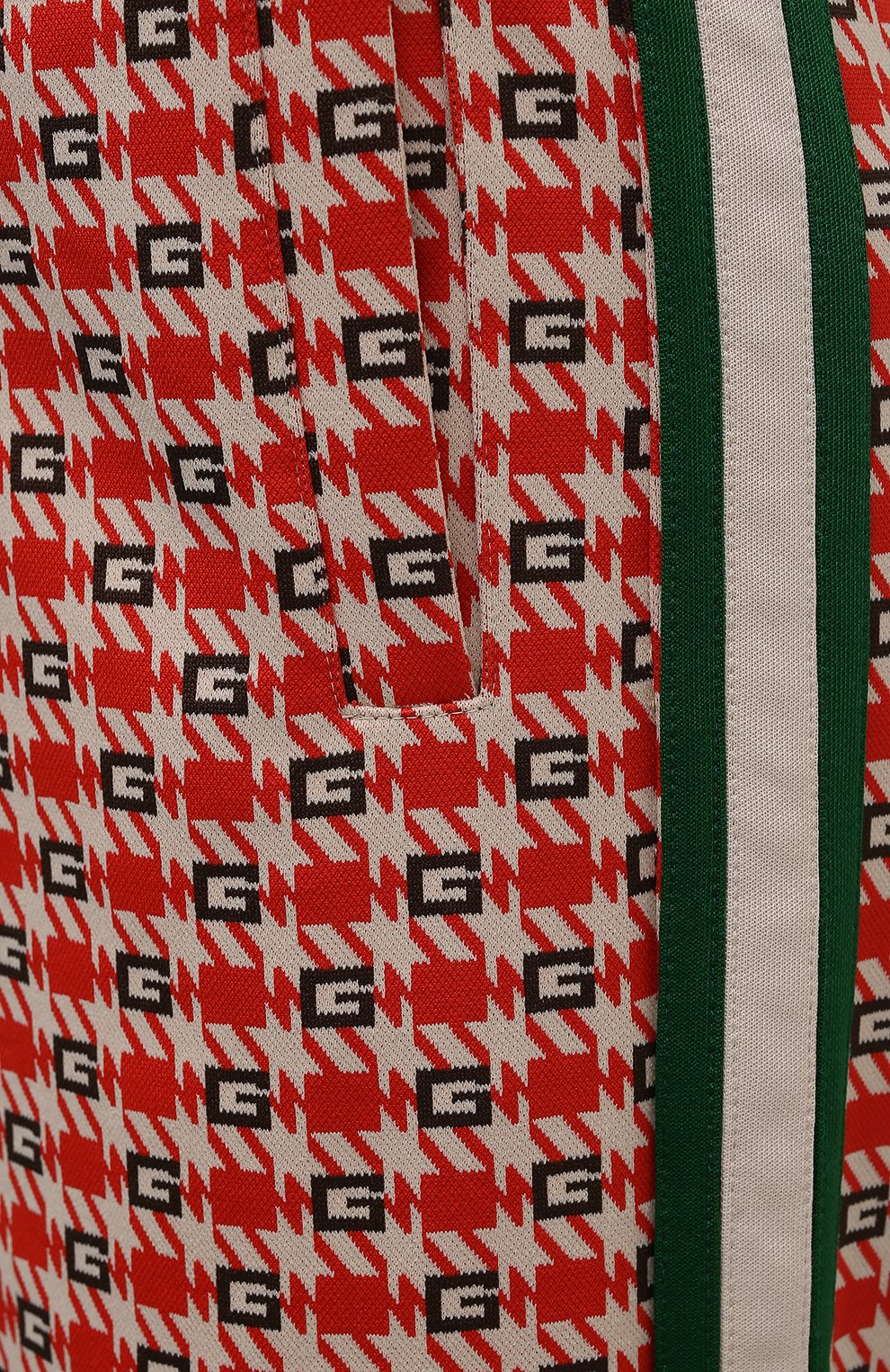 Брюки GUCCI красного цвета по цене 89950 руб., арт. 644627/XJC23, фото 5 Брюки GUCCI, арт. 644627/XJC23, фото 5