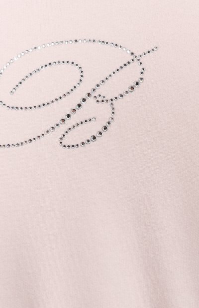 Хлопковый свитшот BLUMARINE, арт. BGFE001.0.FF010/3A-5A, фото 3