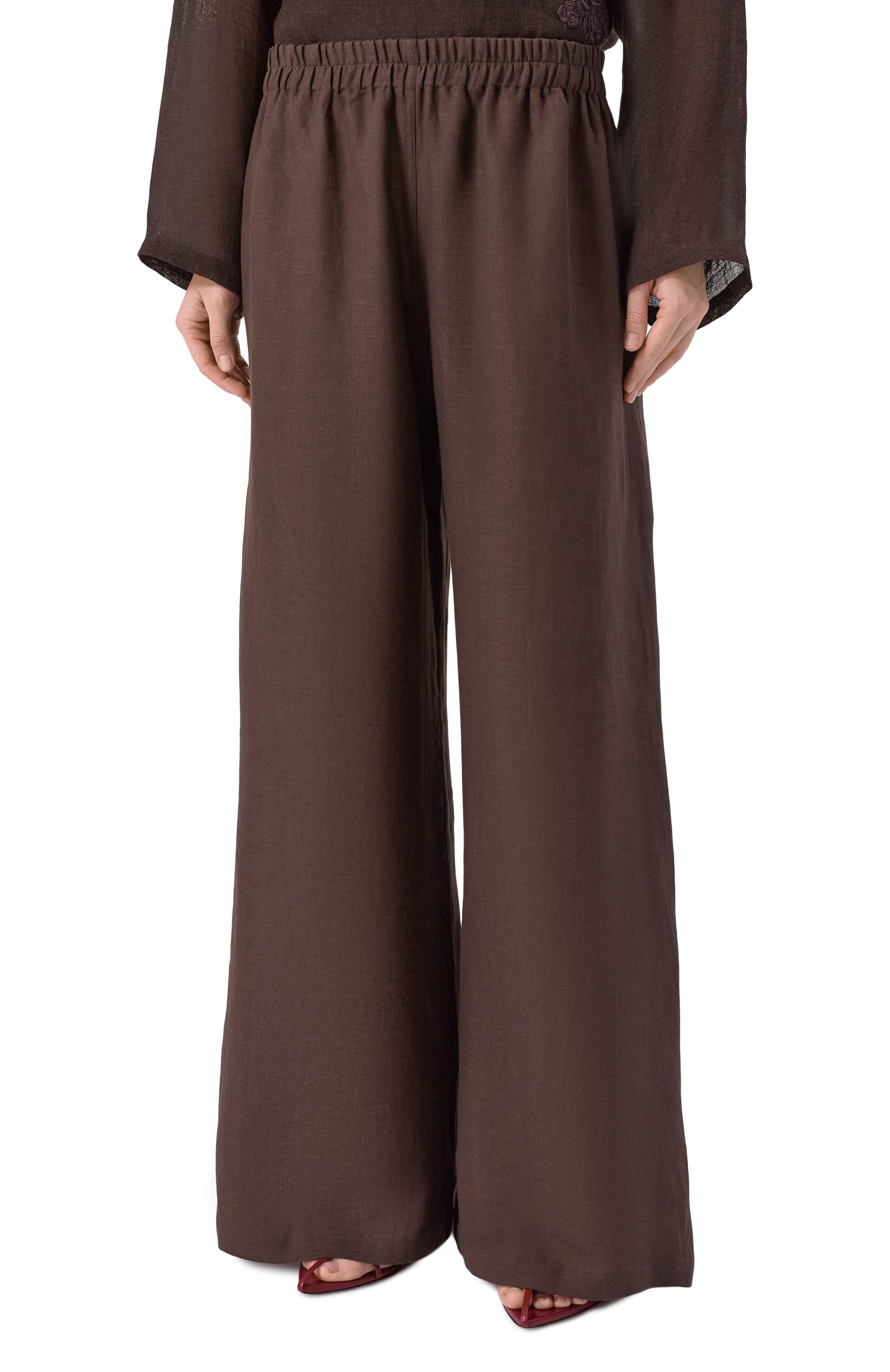 Льняные брюки MAURIZIO, арт. W01270781, фото 3