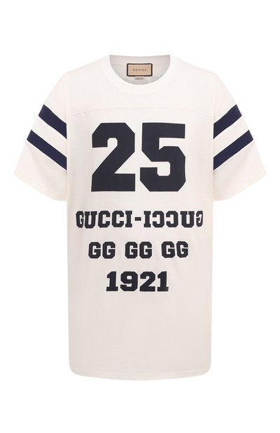Хлопковая футболка GUCCI, арт. 655459 XJDOY, фото 1