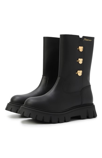 Кожаные полусапоги MOSCHINO, арт. 81963/VAR2/28-35