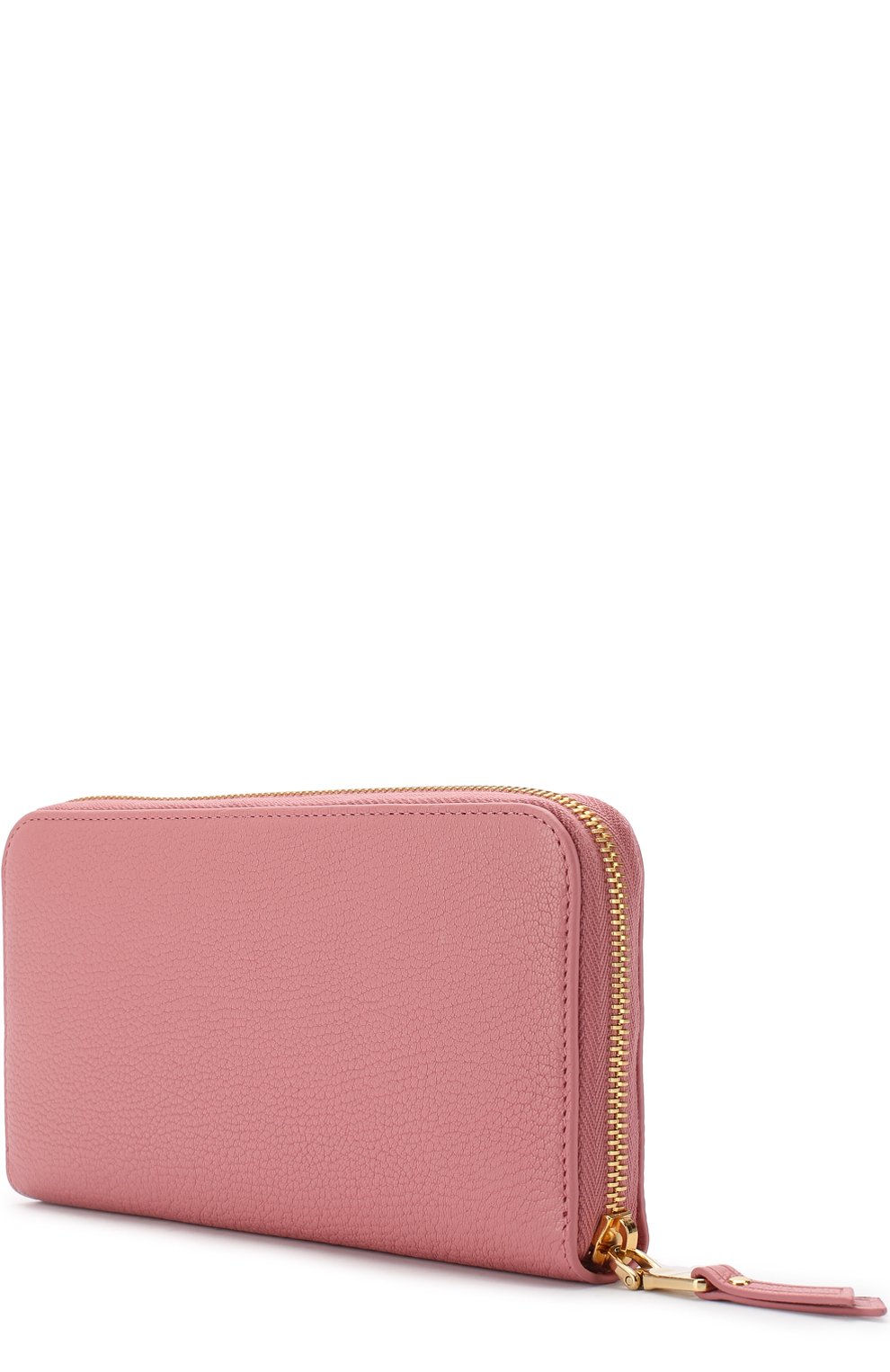 Кожаный кошелек на молнии с логотипом бренда MIU MIU, арт. 5ML506-2BJI-F0387, фото 2