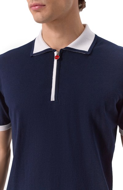 Хлопковое поло KITON, арт. UMK0571V111A, фото 5