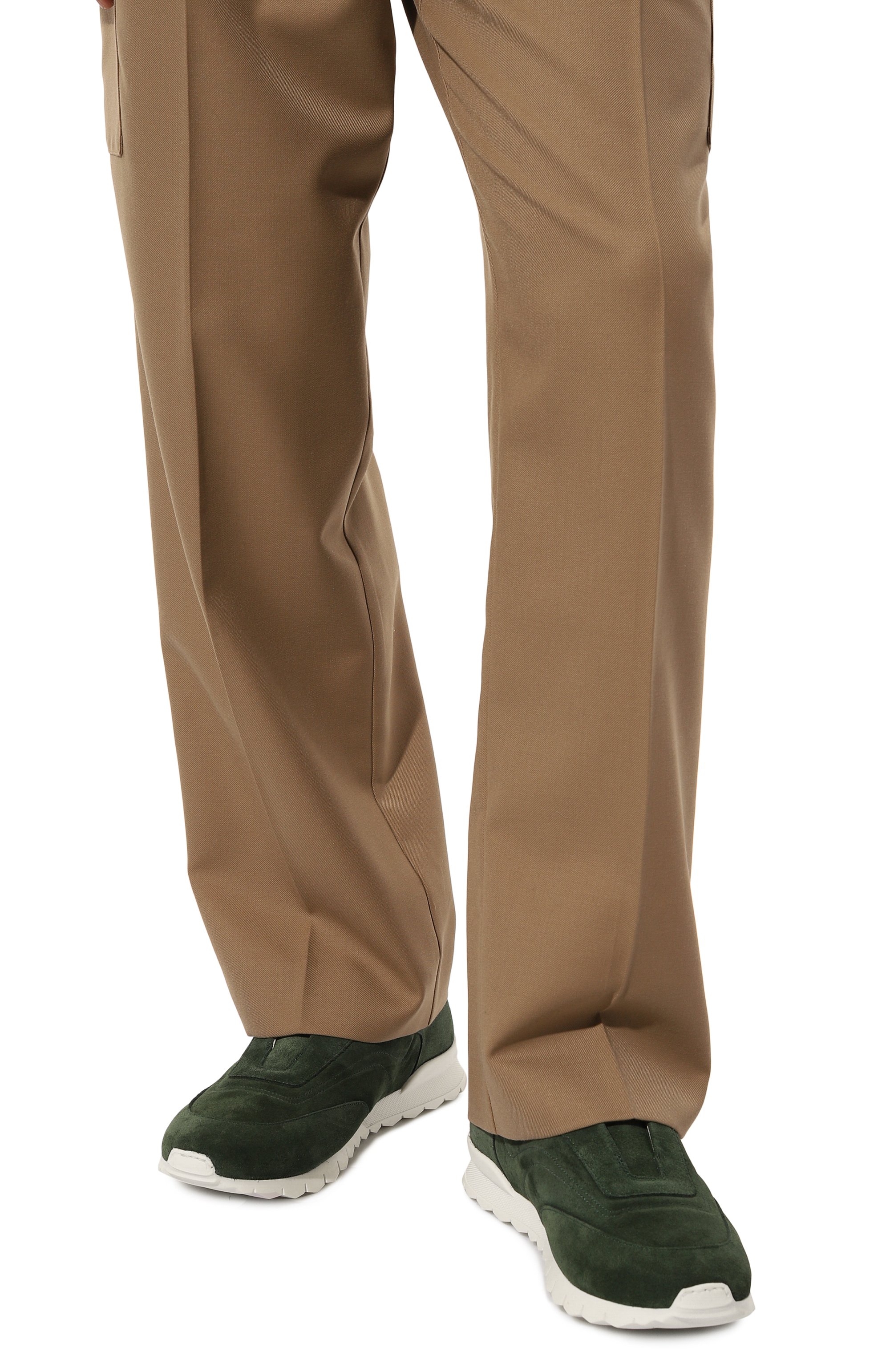 Замшевые кроссовки KITON, арт. USSA073N00977, фото 3