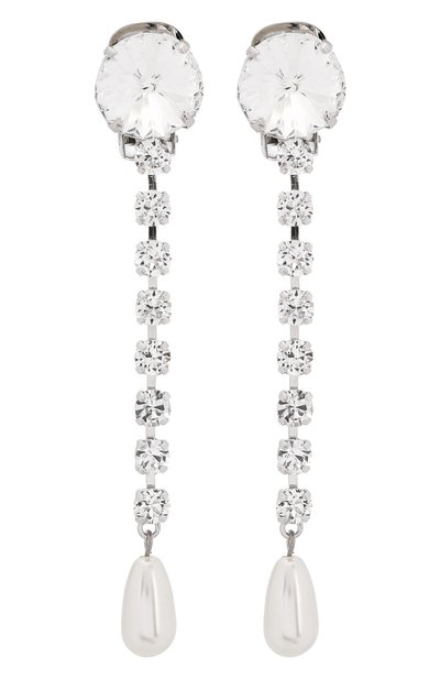 Серьги с отделкой из кристаллов MIU MIU, арт. 5JO006-2ARA-F0QCD, фото 1