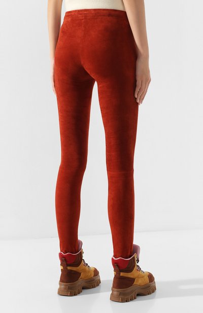 Кожаные легинсы DROME, арт. DPD1717R/D734, фото 4