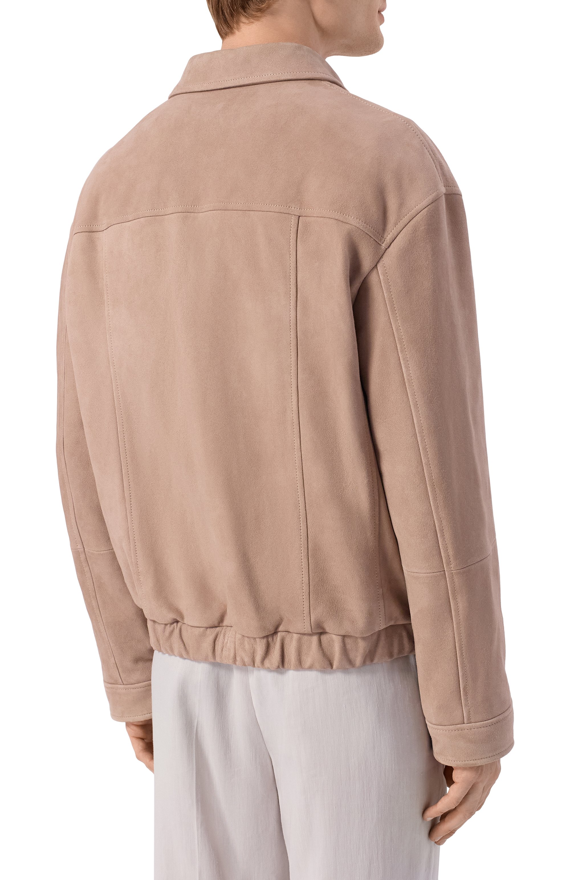 Замшевый бомбер BRUNELLO CUCINELLI, арт. MPCA02071, фото 4