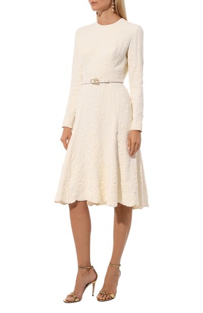 Платье из шелка и хлопка ELIE SAAB, арт. D0390, фото 3