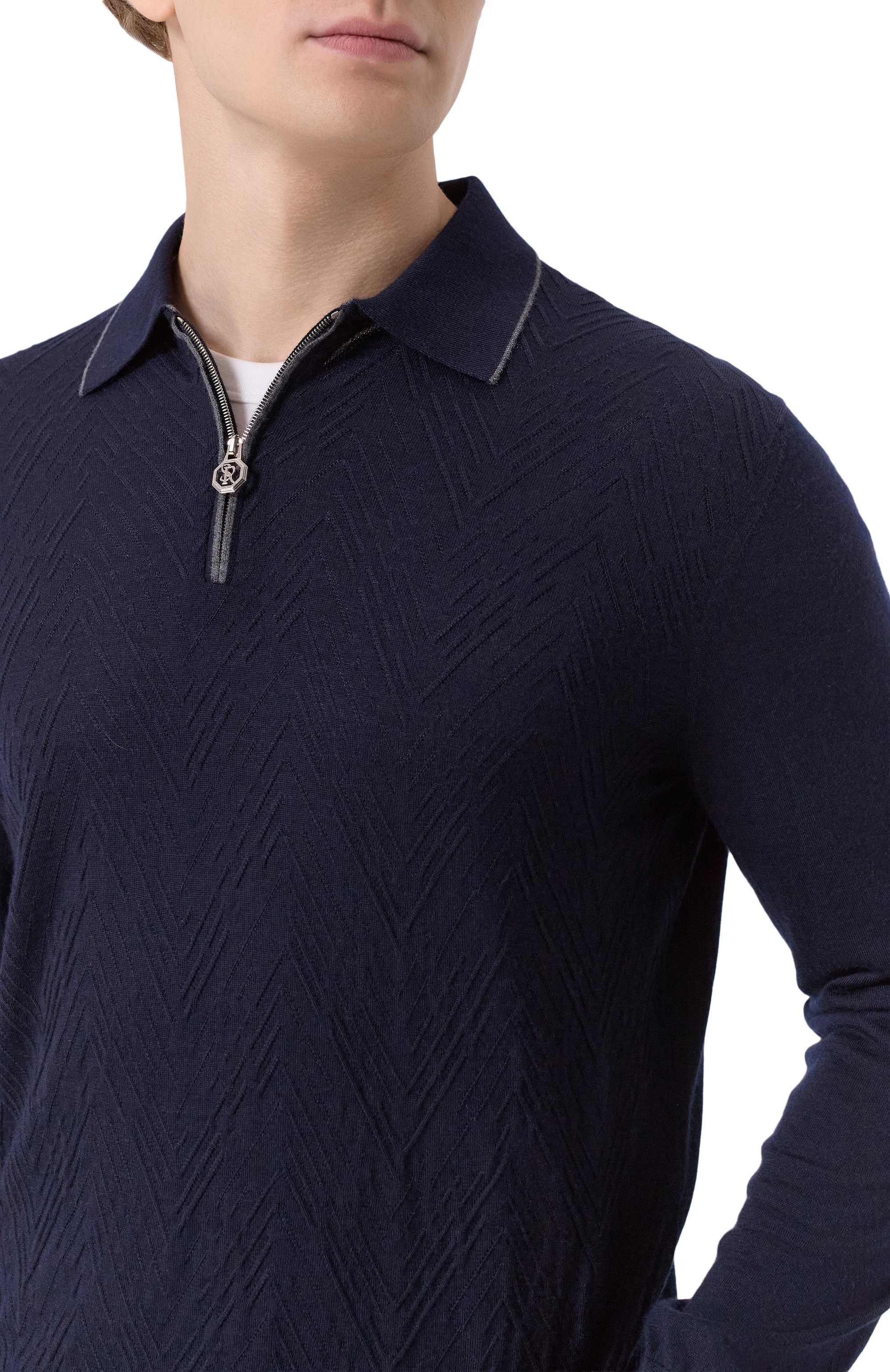 Поло из кашемира и шелка STEFANO RICCI, арт. K606399P30/F25314, фото 5