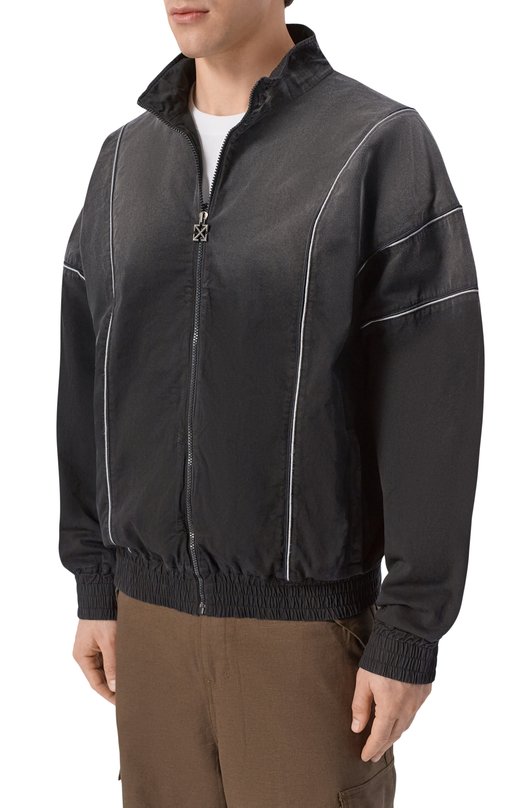 Хлопковая толстовка Off-White 0MBD05MS26FAB002 Серый  0MBD05MS26FAB002 Фото 3