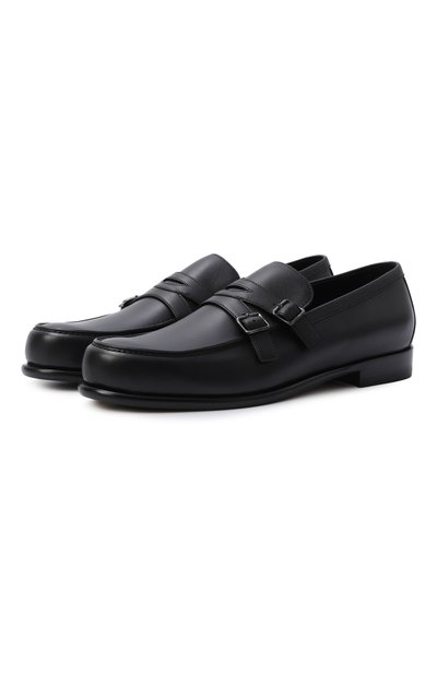 Мужские кожаные пенни-лоферы MVST, арт. TS015/CALFSKIN
