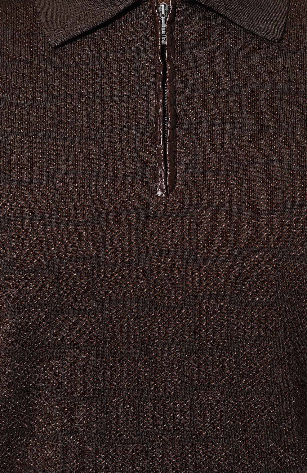 Поло из шелка и хлопка ZILLI, арт. KZP002M0153VINT00, фото 5