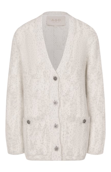 Женский кардиган из шерсти и хлопка AND THE BRAND, арт. W26-CG040-0702-100