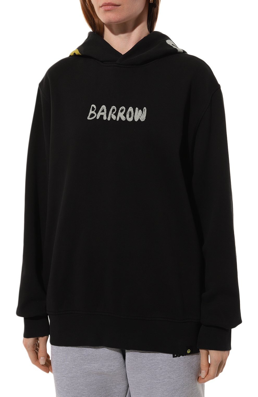 Хлопковое худи BARROW, арт. F4BWW0HS042, фото 3