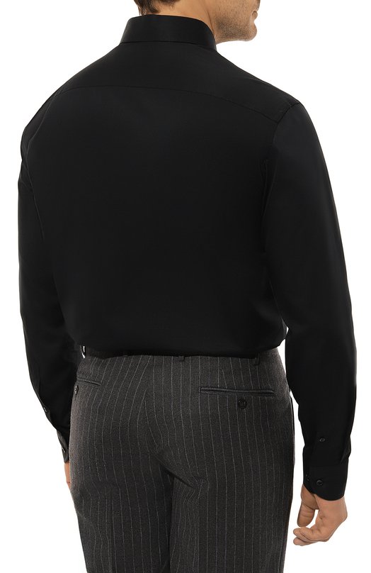Хлопковая рубашка Giorgio Armani GM000469/TE11189 Синий  GM000469/TE11189 Фото 4