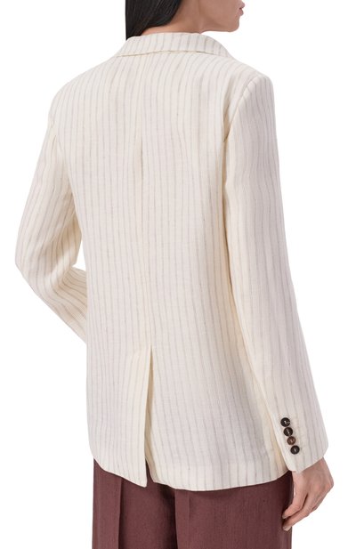 Льняной жакет MAX MARA STUDIO, арт. MSTEL0GI0, фото 4