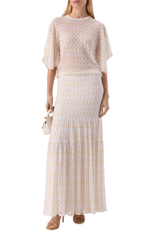 Пуловер из вискозы Missoni DS26SK12/BR015X Белый  DS26SK12/BR015X Фото 2