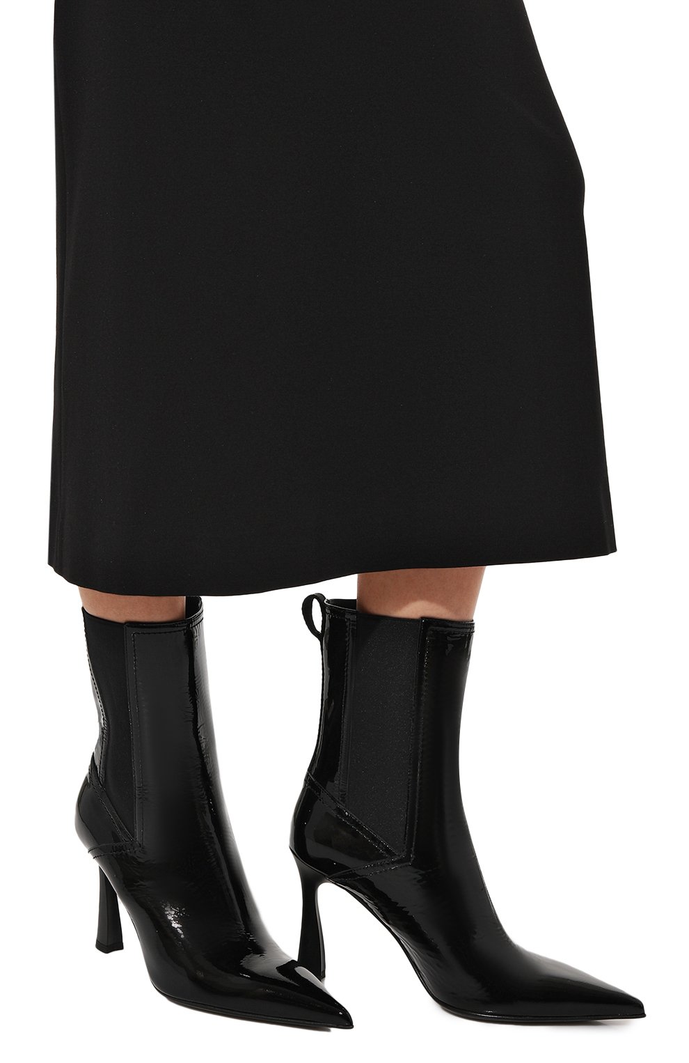 Кожаные ботильоны PREMIATA черного цвета по цене 58500 руб., арт. M6837/TWIGA, фото 3 Кожаные ботильоны PREMIATA, арт. M6837/TWIGA, фото 3