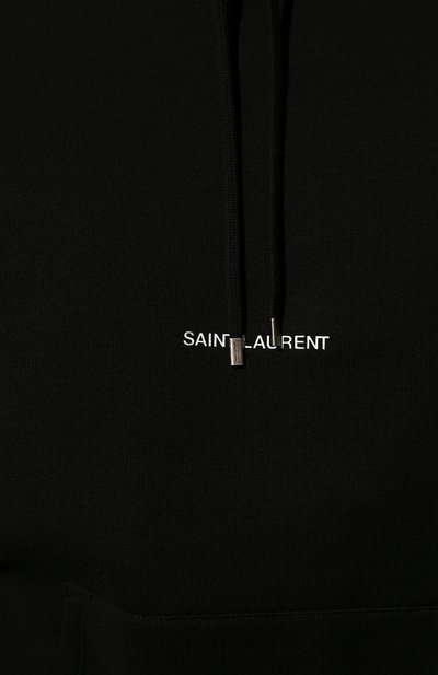Хлопковое худи SAINT LAURENT, арт. 677259/YB2PG, фото 5