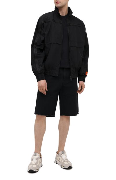 Комбинированные кроссовки mase PREMIATA светло-серого цвета по цене 28000 руб., арт. MASE/VAR5163, фото 2 Комбинированные кроссовки mase PREMIATA, арт. MASE/VAR5163, фото 2