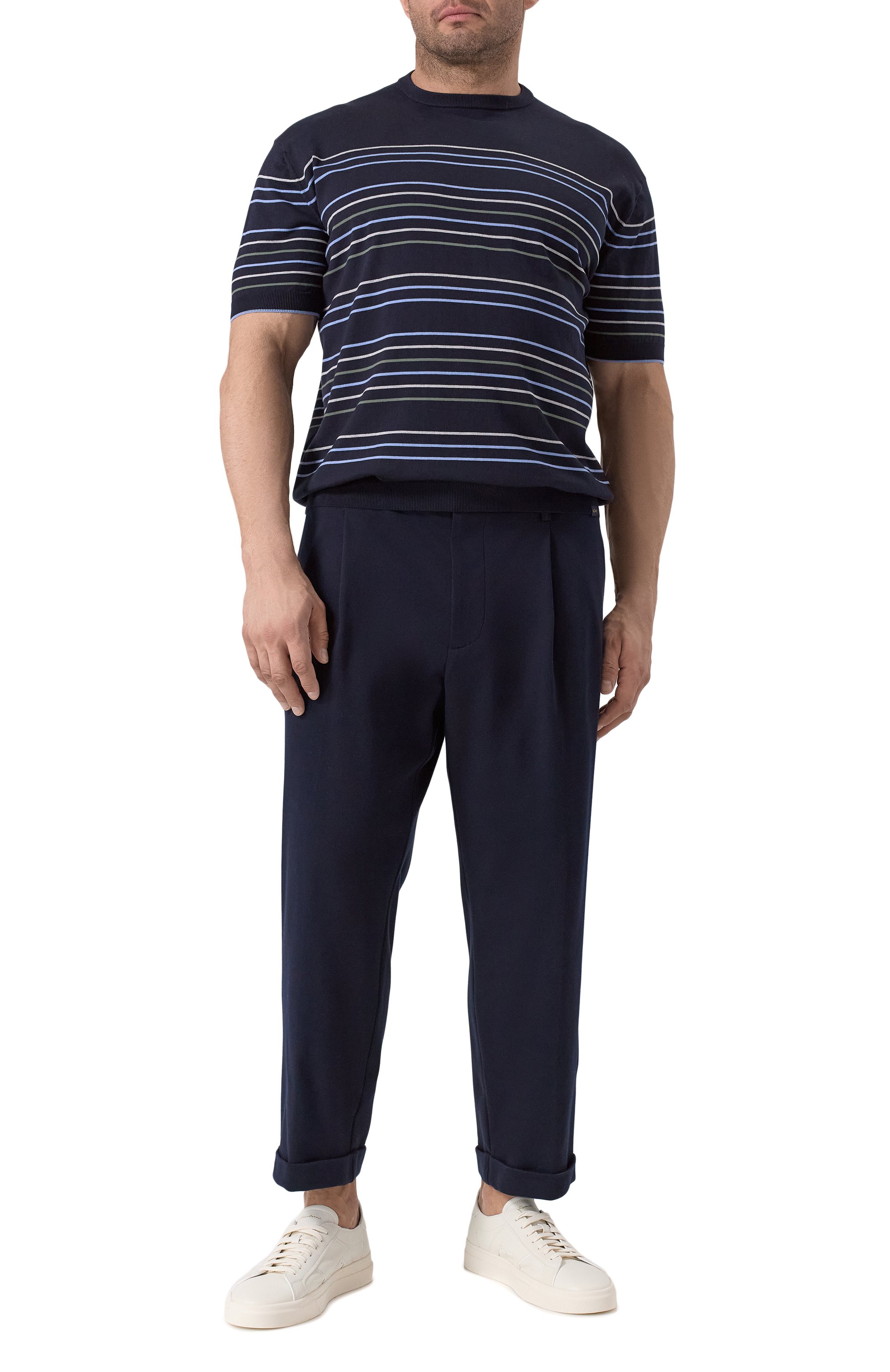 Джемпер из хлопка и кашемира PAUL&SHARK, арт. 25411532/3XL, фото 2