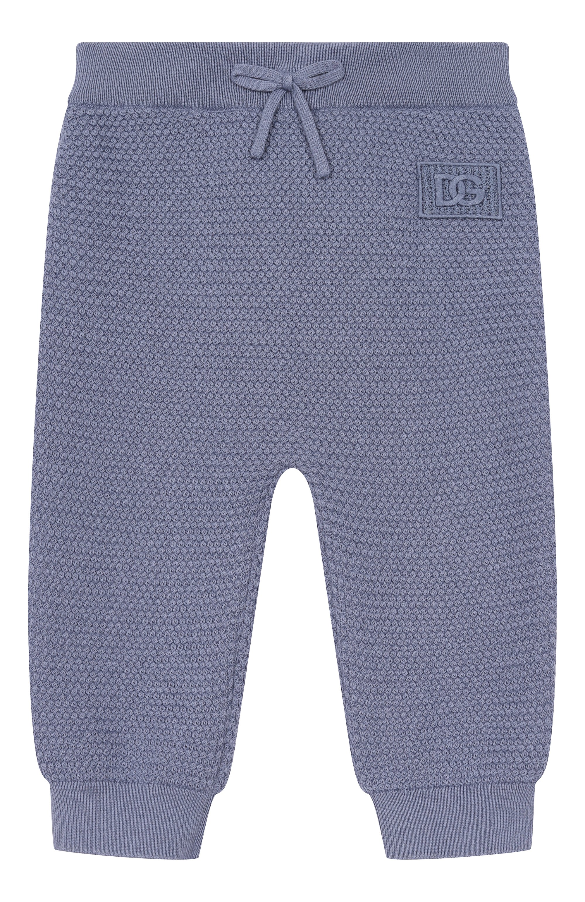 Хлопковые джоггеры DOLCE & GABBANA тёмно-голубого цвета по цене 53850 руб., арт. L1KP12/JBCIR, фото 1 Хлопковые джоггеры DOLCE & GABBANA, арт. L1KP12/JBCIR, фото 1