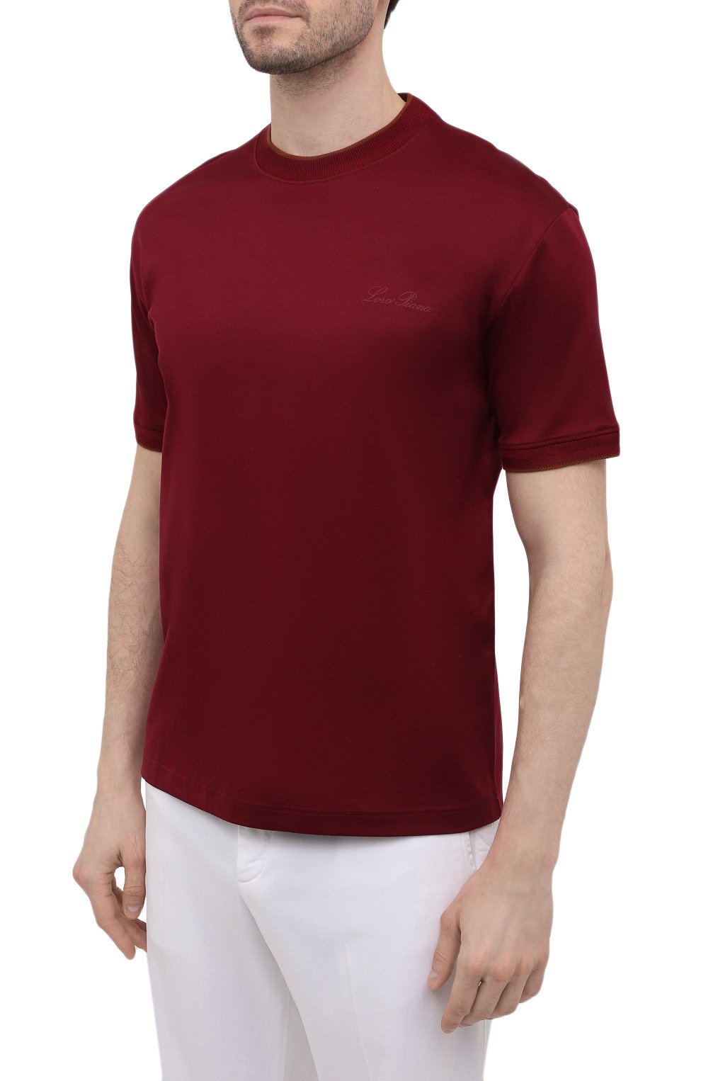 Хлопковая футболка LORO PIANA, арт. FAM1506, фото 3