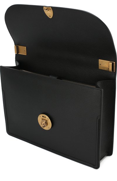 Кожаный портфель с плечевым ремнем GUCCI, арт. 495657/DJ2JD, фото 4