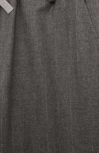 Брюки из вискозы и шерсти ELEVENTY серого цвета по цене 31700 руб., арт. EV6A30/I0244/12-16, фото 3 Брюки из вискозы и шерсти ELEVENTY, арт. EV6A30/I0244/12-16, фото 3