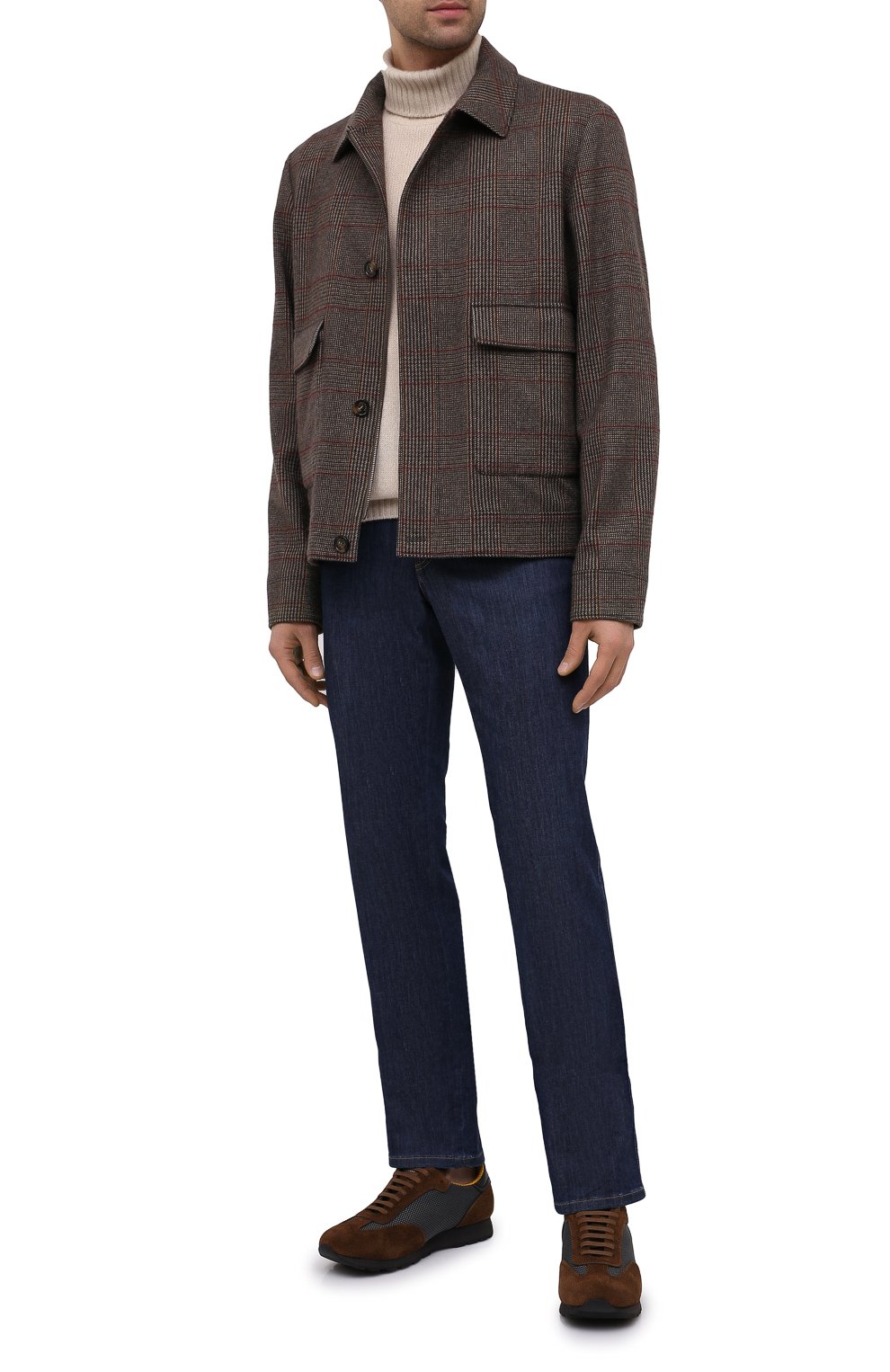 Комбинированные кроссовки BRIONI, арт. QHI90L/09725, фото 2