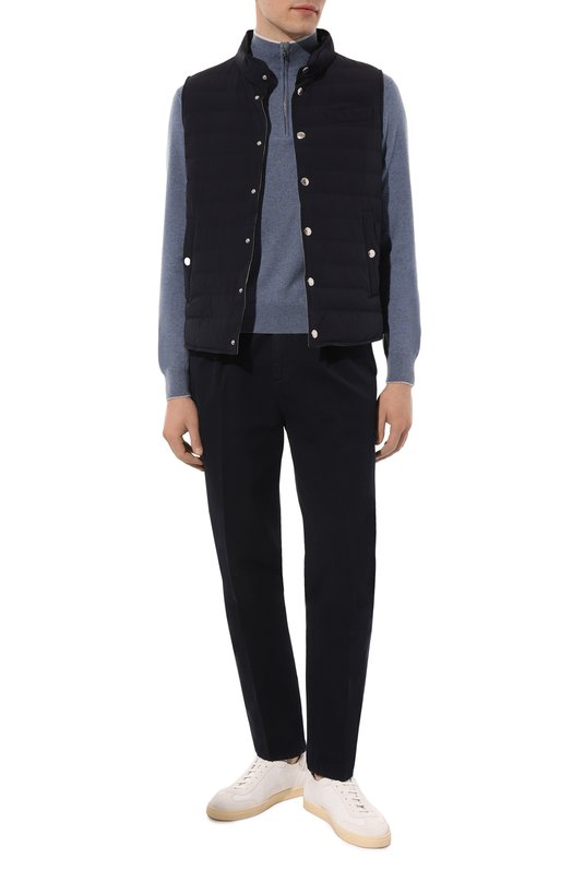 Кашемировый джемпер Fioroni Синий, фото 2