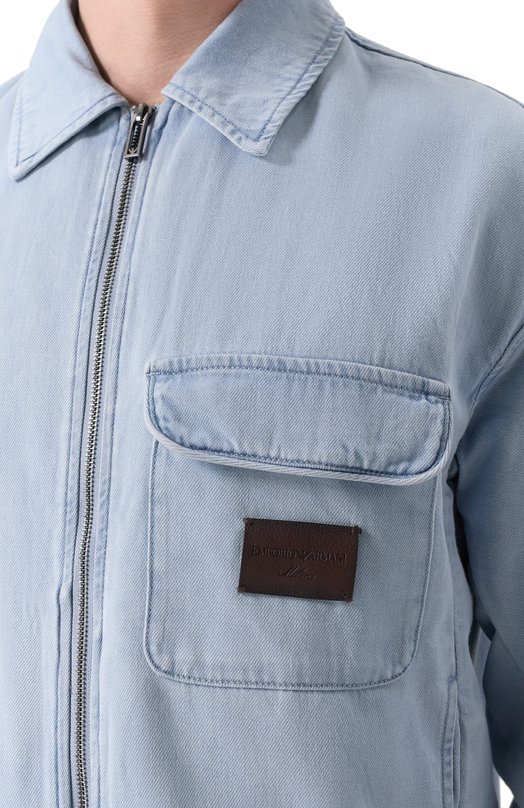 Джинсовая куртка Emporio Armani EM001149/AF13428 Голубой  EM001149/AF13428 Фото 5
