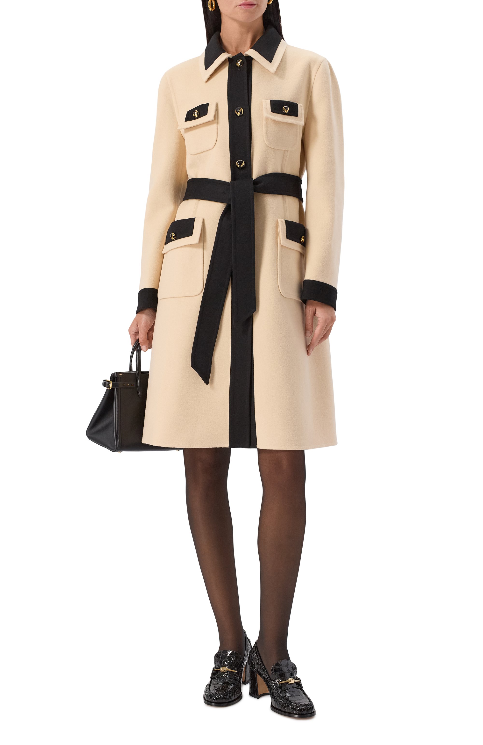 Пальто из шерсти и кашемира VALENTINO, арт. 7B3CA7S0/6JA, фото 2