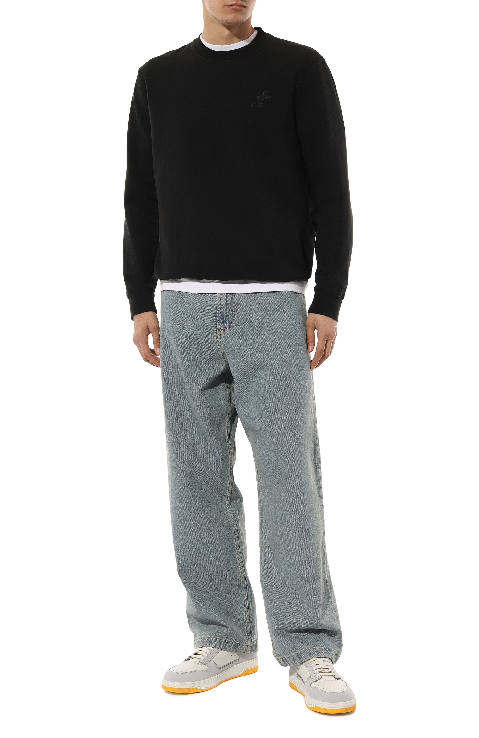 Кожаные кеды sneak air SANTONI, арт. MBSA21865BIGHSZ8, фото 2