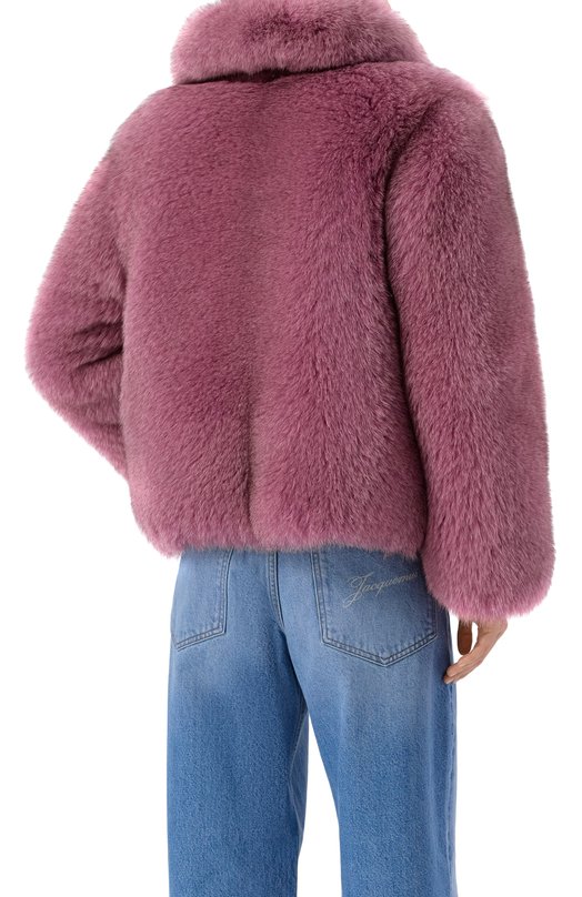 Шуба из песца Русский мех 13.5 AI Сиреневый  13.5 AI Фото 4