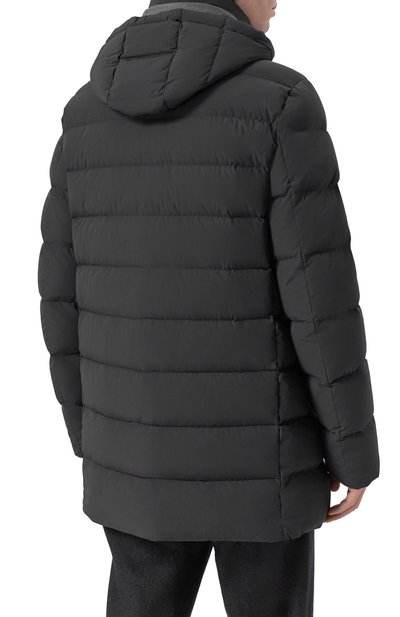 Пуховик с воротником из кролика HETREGO, арт. 8P435R/WILLIAM, фото 4