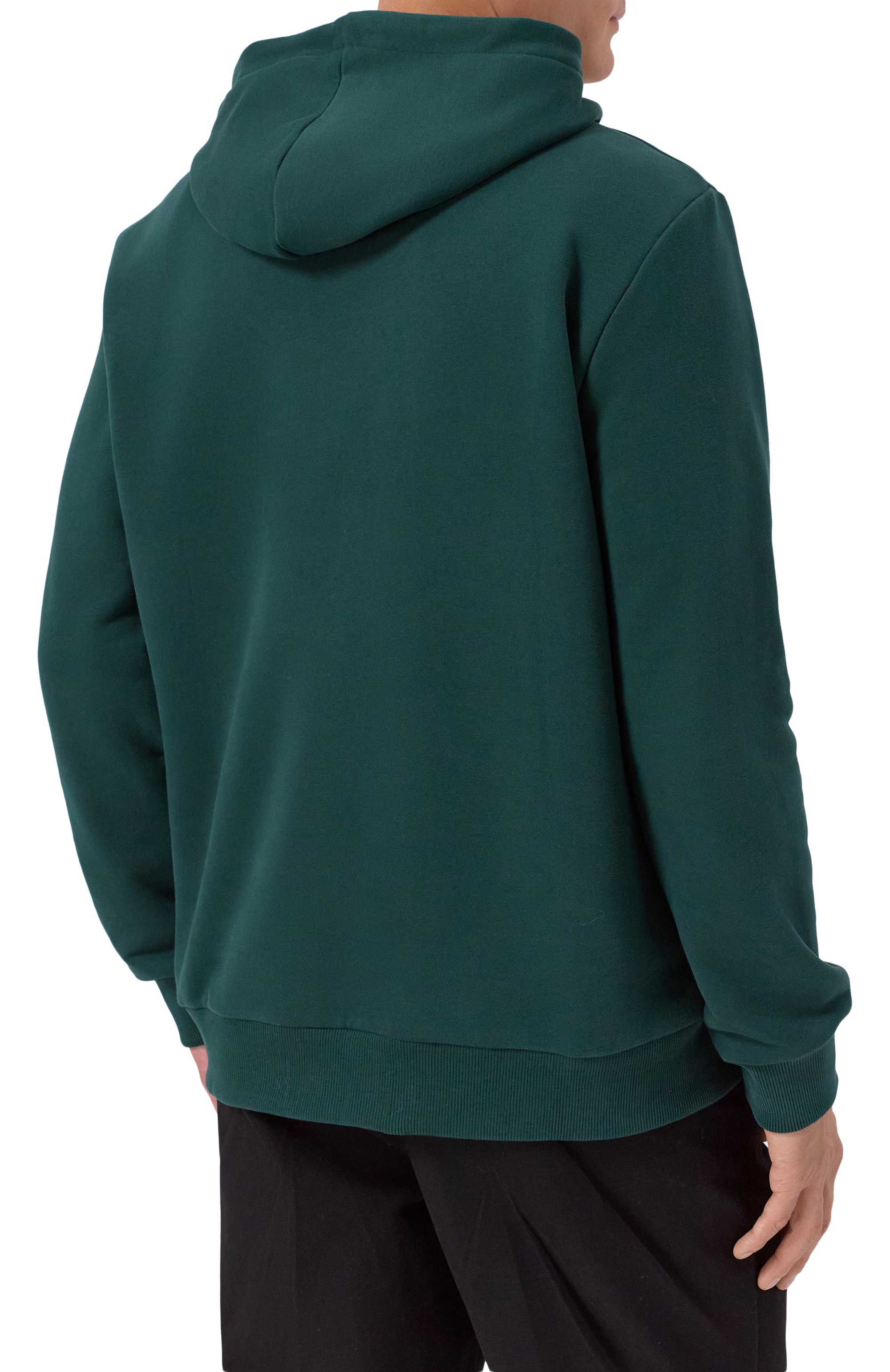 Хлопковое худи BOGNER темно-зеленого цвета по цене 35900 руб., арт. 88117497, фото 4 Хлопковое худи BOGNER, арт. 88117497, фото 4