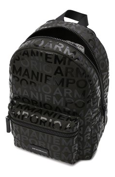 Детская рюкзак EMPORIO ARMANI хаки цвета, арт. 402526/1A564 | Фото 3 (Материал: Текстиль; Кросс-КТ: Школьные аксессуары; Региональные ограничения белый список (Axapta Mercury): RU; Нос: Не проставлено)