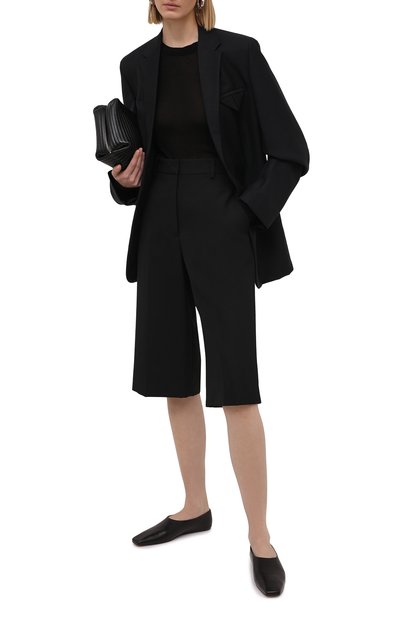 Пуловер из вискозы и шелка RICK OWENS черного цвета по цене 25600 руб., арт. RP21S3202/RC, фото 2 Пуловер из вискозы и шелка RICK OWENS, арт. RP21S3202/RC, фото 2