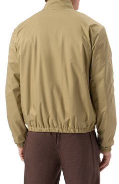 Мужской двусторонний бомбер KITON хаки цвета, арт. UW2061V0830F07 | Фото 4 (Рукава: Длинные; Длина (верхняя одежда): Короткие; Материал подклада: Вискоза; Принт: Без принта; Кросс-КТ: бомбер, Легкие; Стили: Милитари, Кэжуэл; Материал внешний: Синтетический материал; Автоматизация состава: Проставлено; Автоматизация ТО: Проставлено; Детали: Без декора)